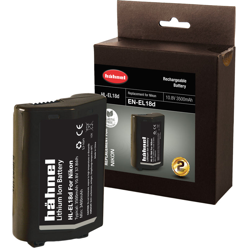 Батерия Hahnel HL-EL18D - 3500mAh, 10.8V, 37.8Wh - Заместител на Nikon EN-EL18D