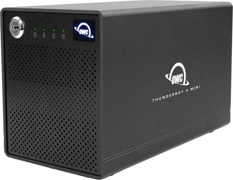 OWC ThunderBay 4 mini ProGrade 4-DriveTB3 Mac/Win(2xTB3 Ports,w/Softraid RAID 0/1/4/5/1+0) 8TB
