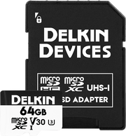 Карта памет Delkin microSD SDXC Trail Cam Hyperspeed R100/W75 (V30) 64GB
