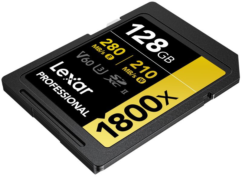 Карта памет Lexar SDXC Pro 1800x U3 UHS-II R280/W210 (V60) 128GB