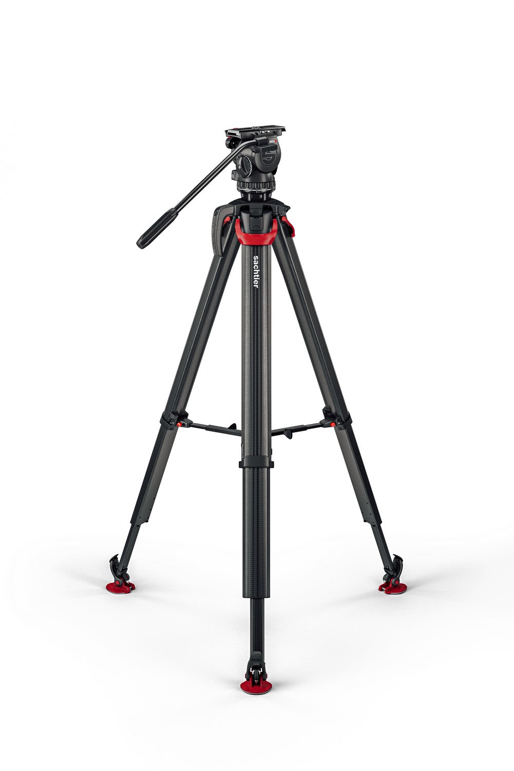 Видео статив комплект Sachtler System aktiv8 flowtech75 MS карбонов със система за бързо разпъване