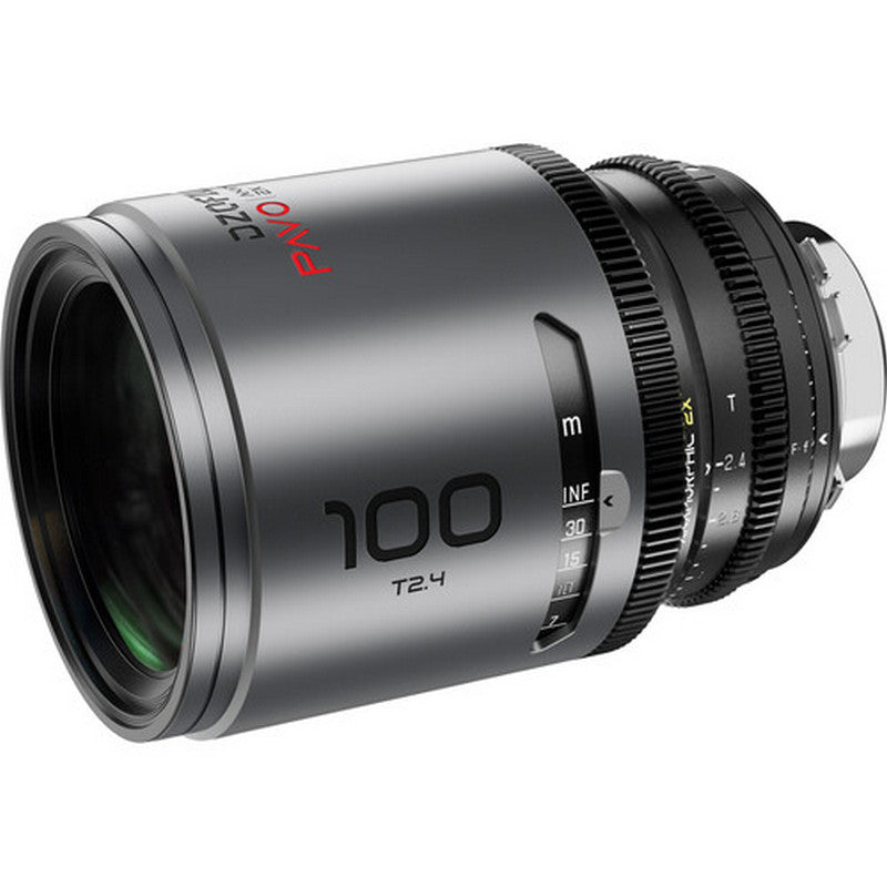 Комплект 3 анаморфни обектива DZOFILM PAVO 2x S35 (32mm, 55mm, 100mm) (T2.1, T2.4) (Неутрален оттенък) (PL/EF, Метрична скала)