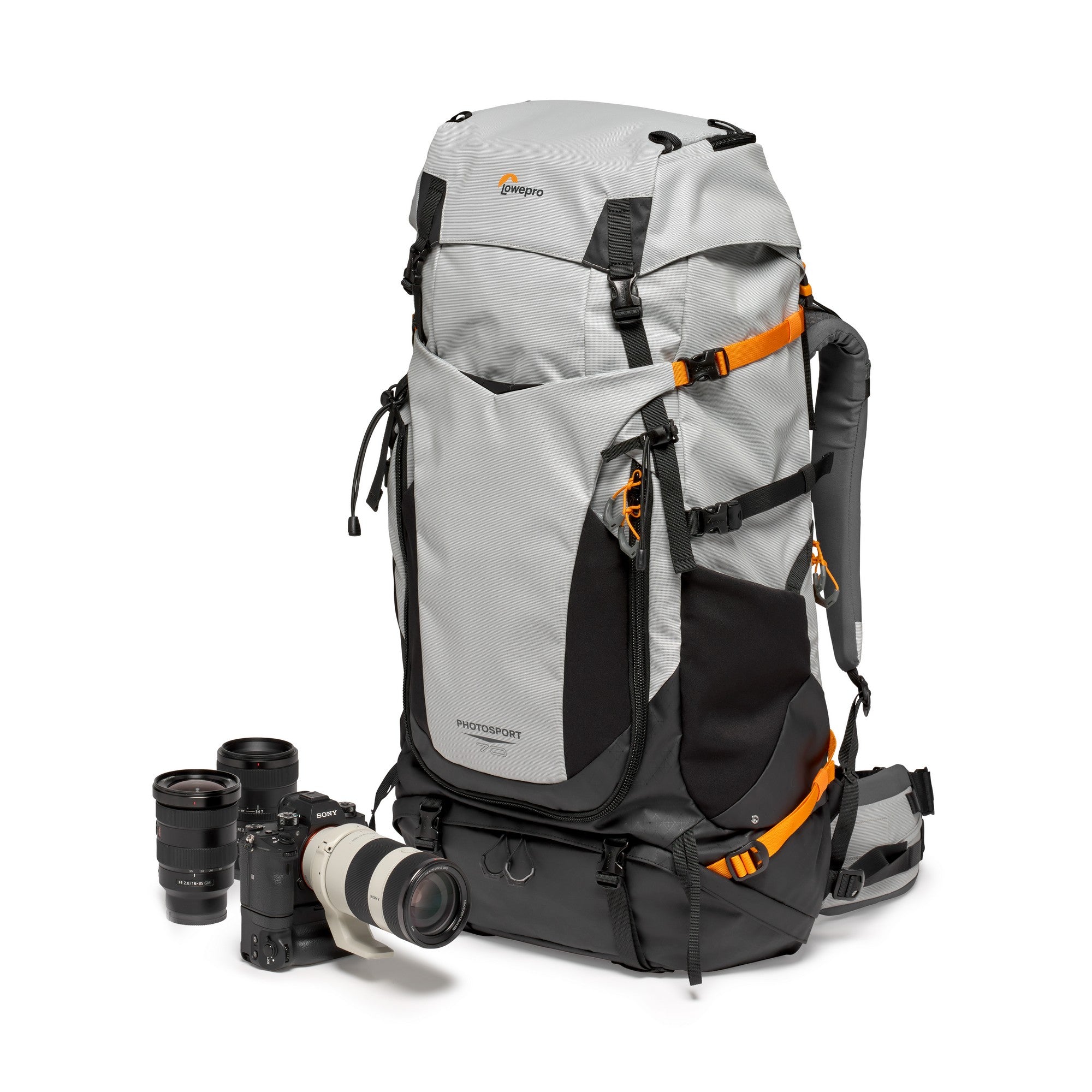 Раница Lowepro PhotoSport PRO 70L AW III (S-M) - Сив