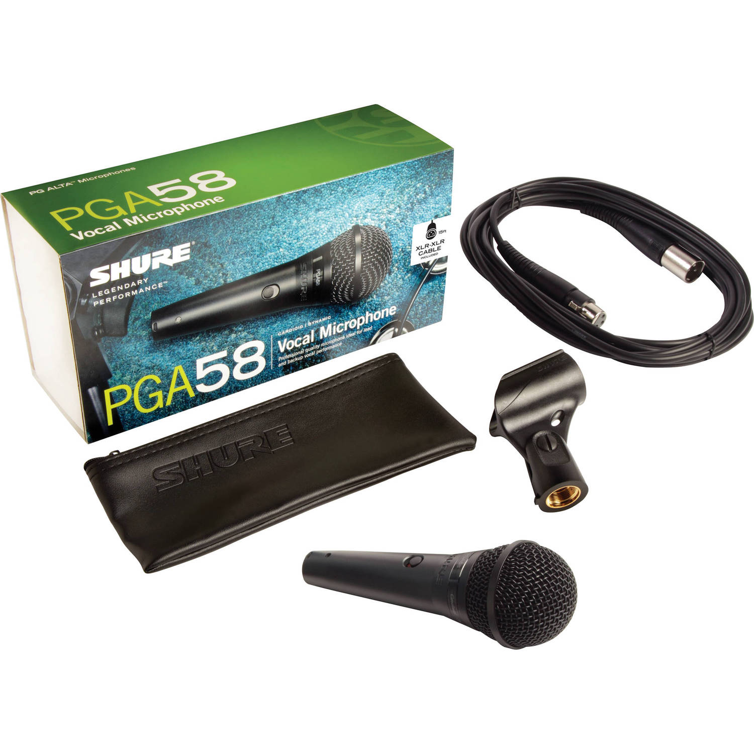 Динамичен вокален микрофон SHURE PGA58 XLR