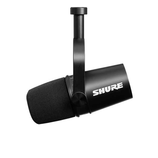 Динамичен Podcast микрофон Shure MV7 - Черен
