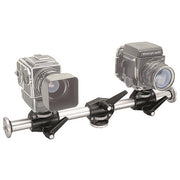 Manfrotto 131DD Cross Arm, Double End and Double Head Support - silver