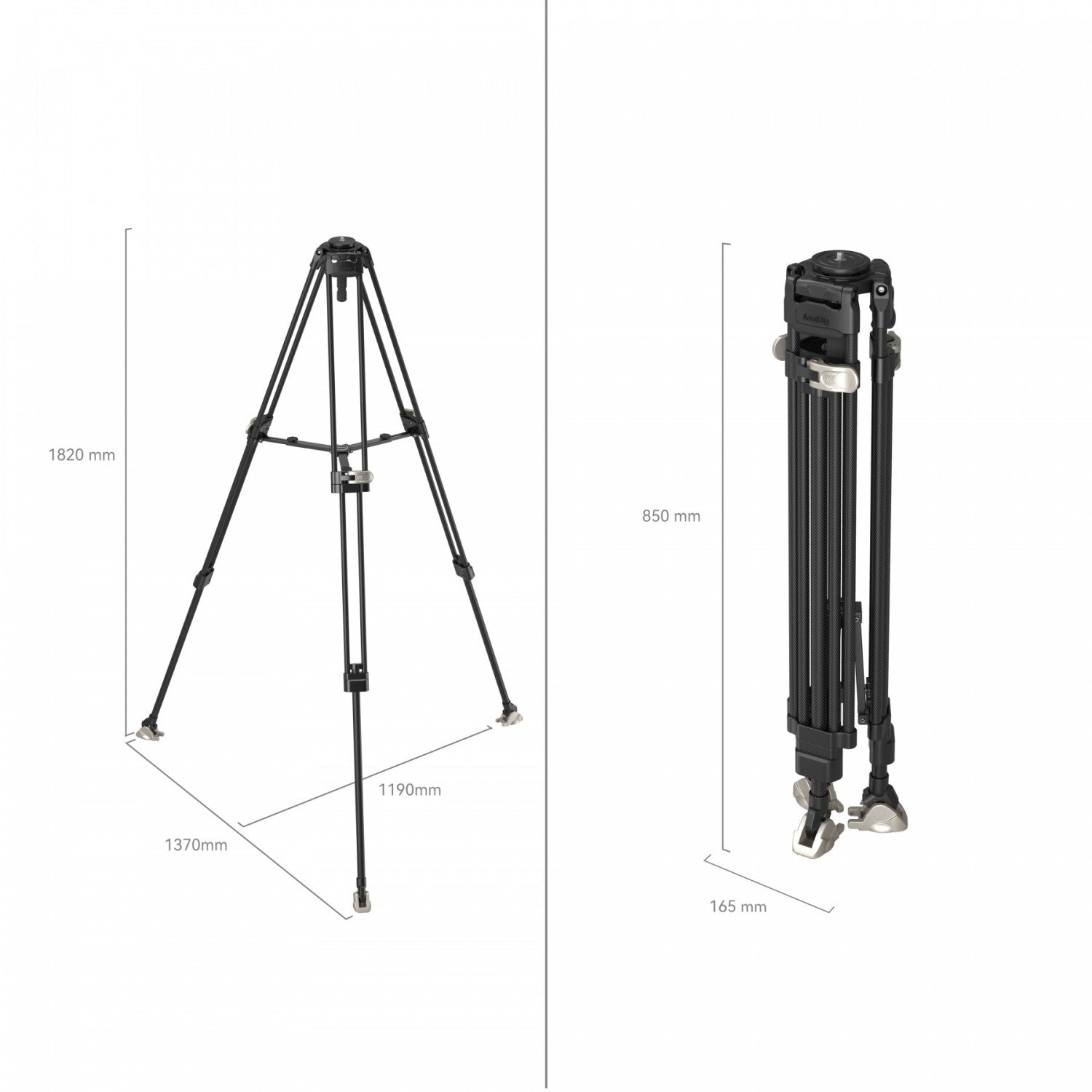 SmallRig FreeBlazer Heavy-Duty Carbon Fiber Tripod