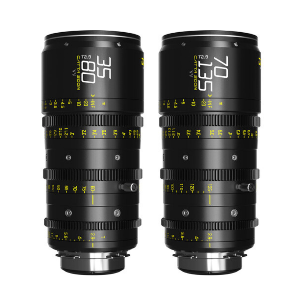 Сет от 2 обектива DZOFILM CATTA ACE FF Zoom Bundle 35-80mm 70-135mm T2.9 BLACK