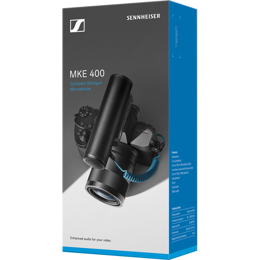 Микрофон Sennheiser MKE 400 MKII  за монтаж на камера