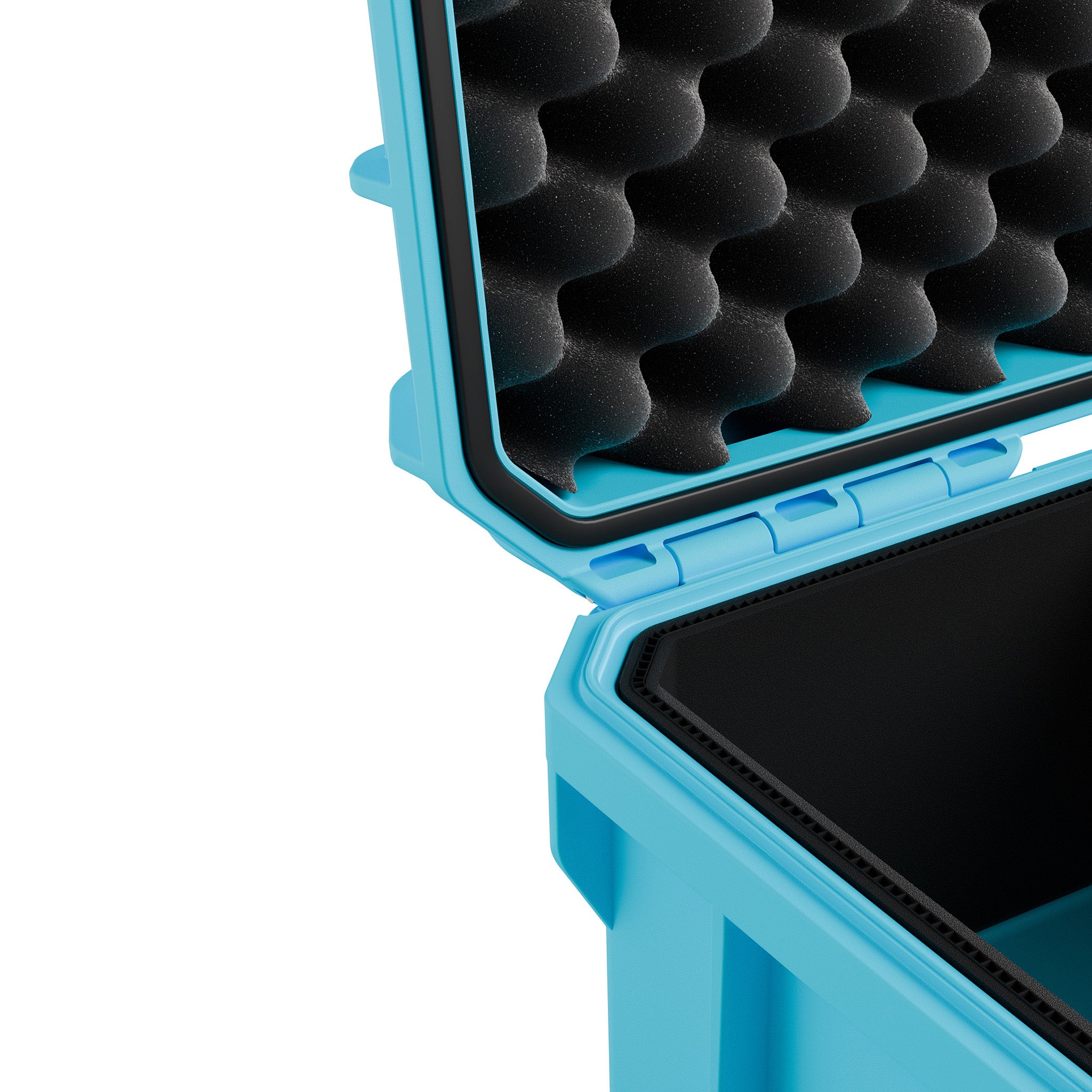 Твърд куфар GUTEK Tortoise T-230 Azure Blue - IP67