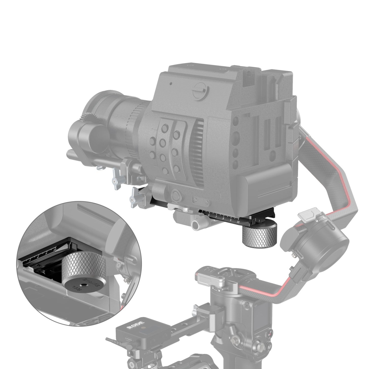 SmallRig Extended Quick Release Plate for DJI RS 2/RS 3 PRO 3031B