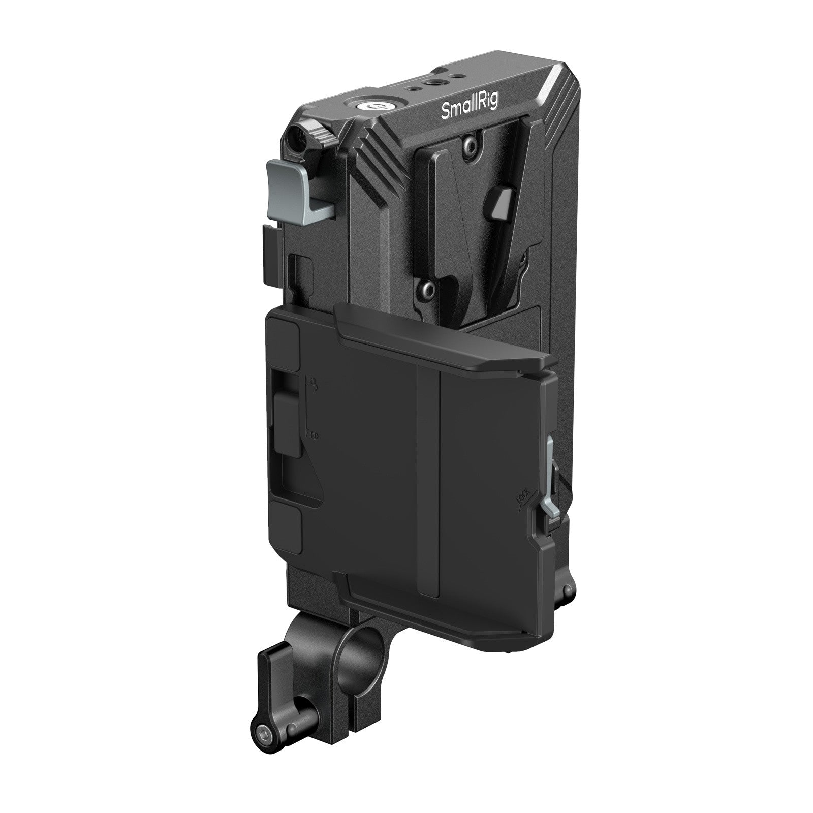 Адаптерна плоча за V-lock батерия SmallRig с двойна 15 мм скоба за тръби 5226