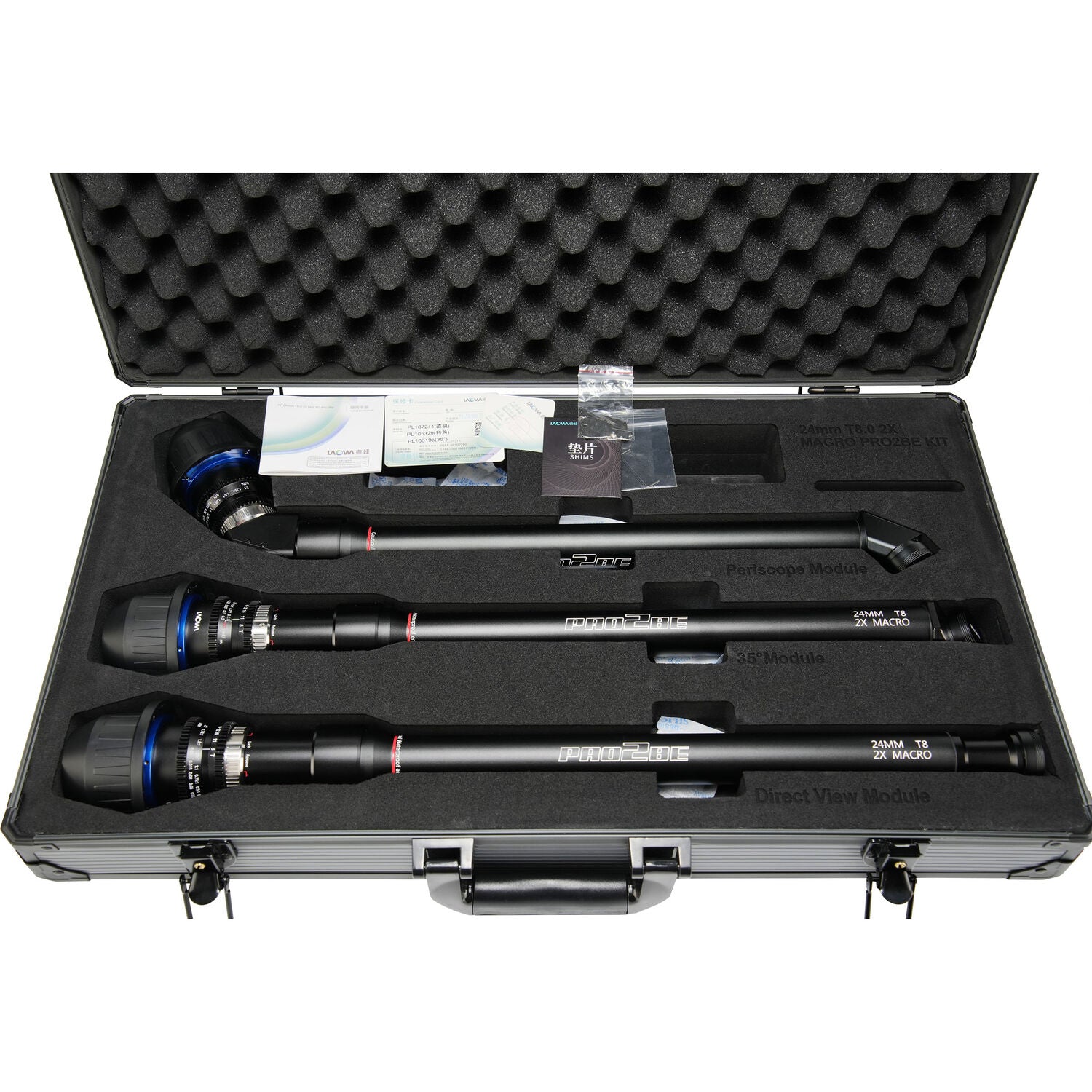 Комплект Laowa 24mm T8 2X Pro2be 3-lens set (Direct, 35°, Periscope Module)
