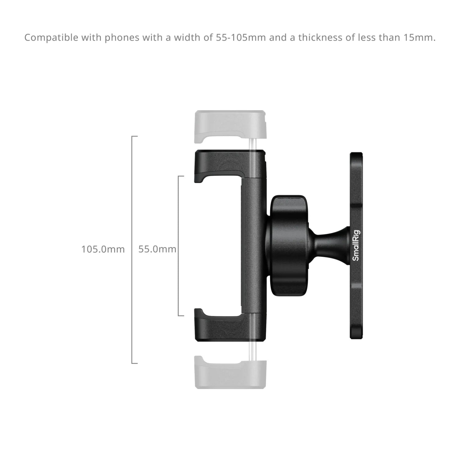 SmallRig магнитна скоба за телефон за запис във фитнес зала 5582
