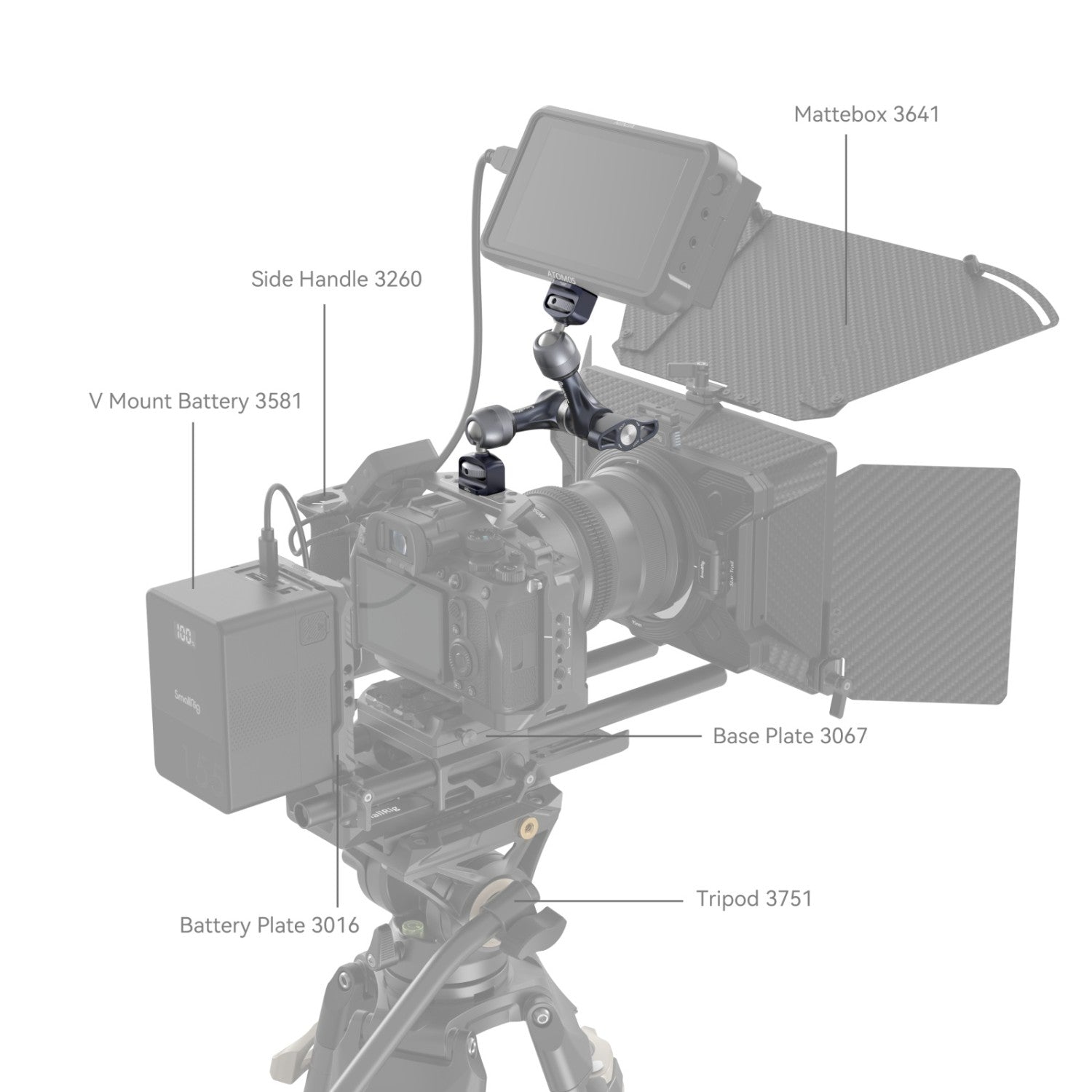 SmallRig Rosette Magic Arm 7”