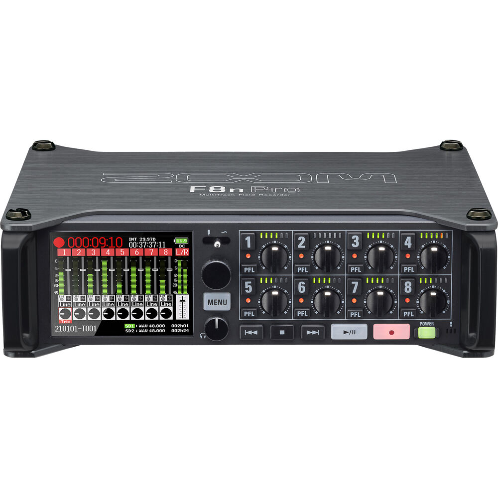 Аудио рекордер Zoom F8n Pro Multitrack Field Recorder - 32-Bit FLOAT
