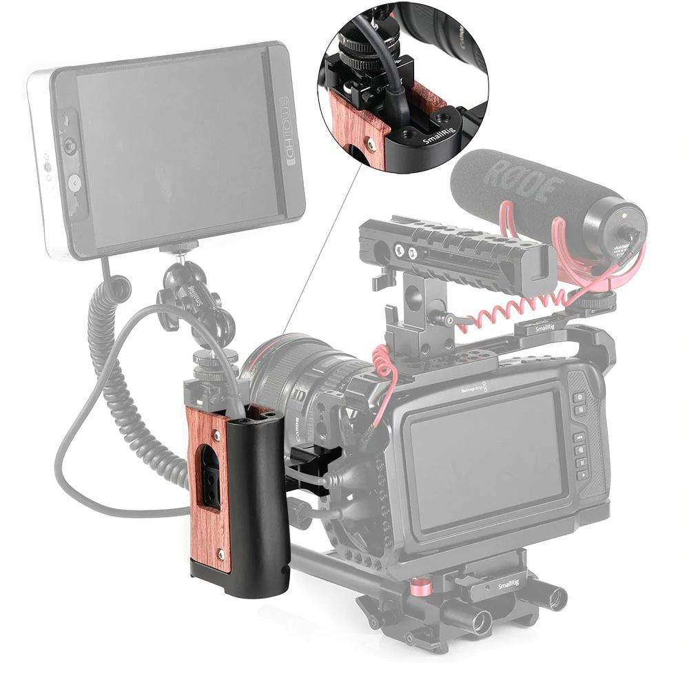 SmallRig NATO Handle for BMPCC 4K and Samsung T5 SSD