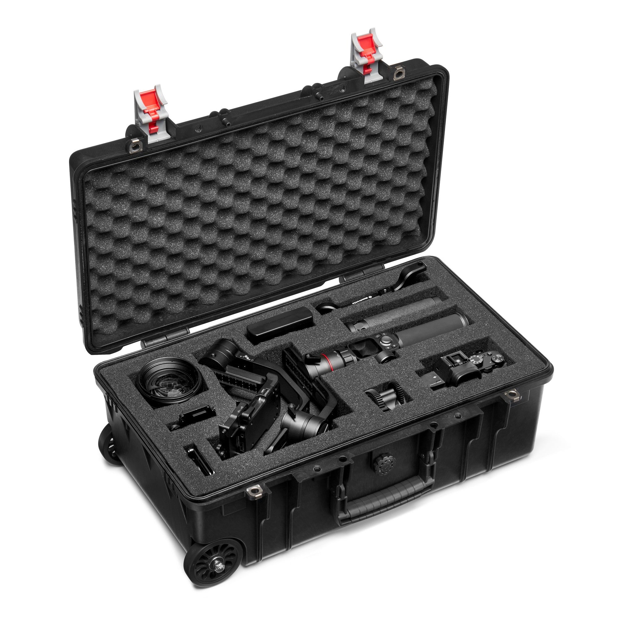 Твърд куфар с колелца Manfrotto PRO light Reloader Tough-55 HighLid с пяна на кубчета - IP67