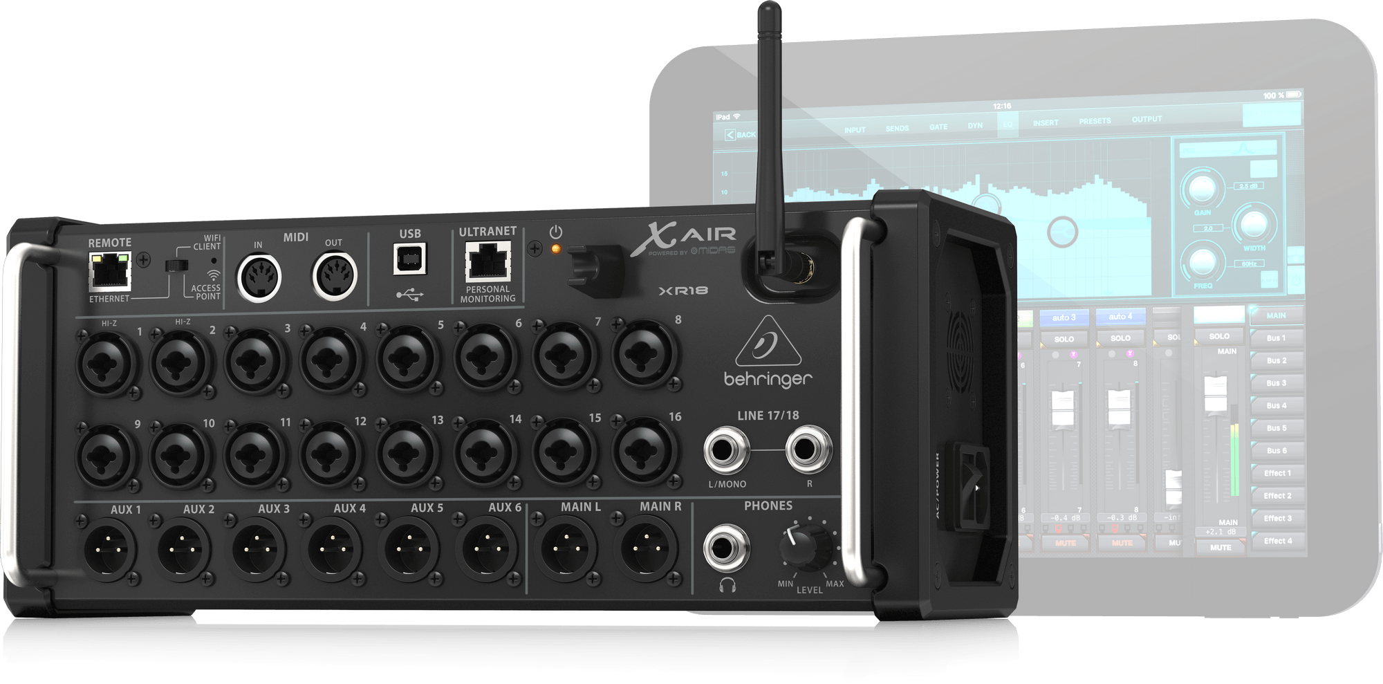Аудио миксер Behringer X Air XR18