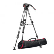 Видео статив кит Manfrotto с глава 509 FAST и двойни бързо разпъващи карбонови крака 645 - среден паяк