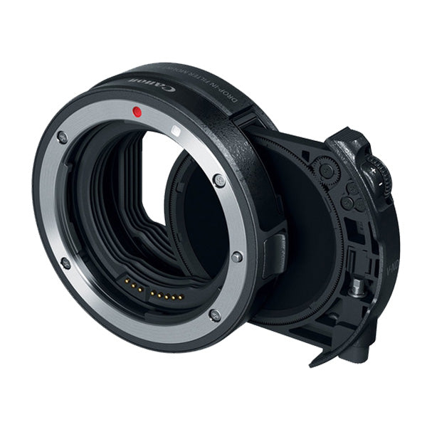 Canon drop-in filter mount adapter EF-EOS R with variable nd filter - адаптер