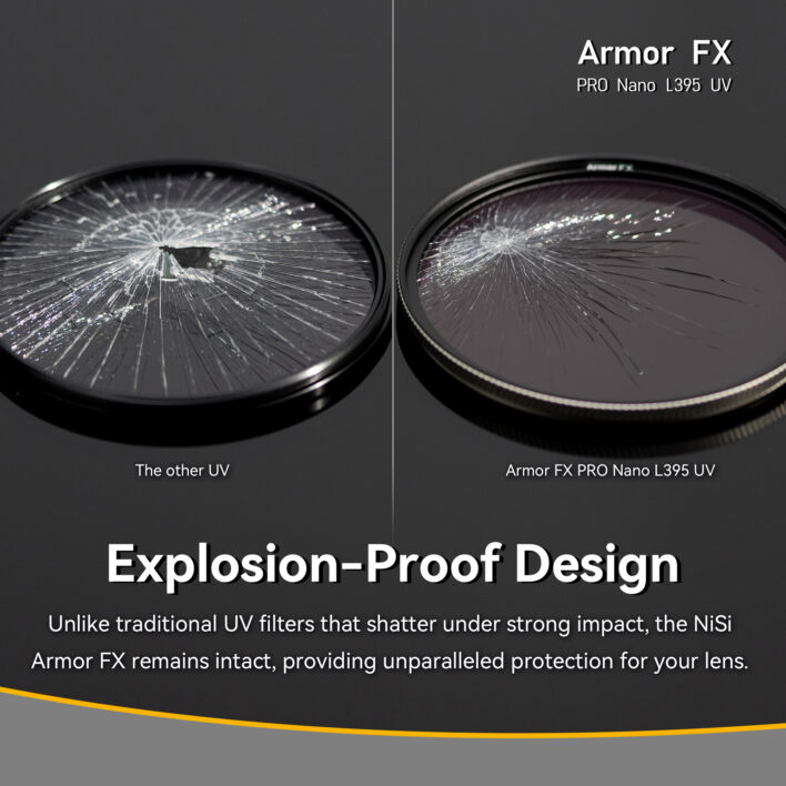 NiSi 95mm Filter UV Armor FX Pro Nano L395