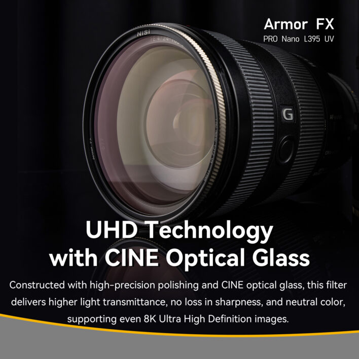 NiSi 95mm Filter UV Armor FX Pro Nano L395
