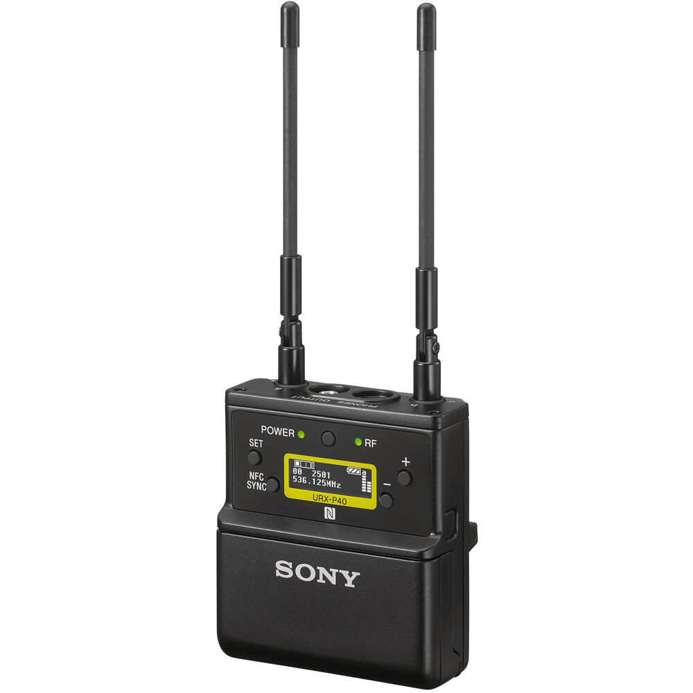 Sony UWP-D21 Bodypack wireless microphone package 470.025 MHz to 542.000