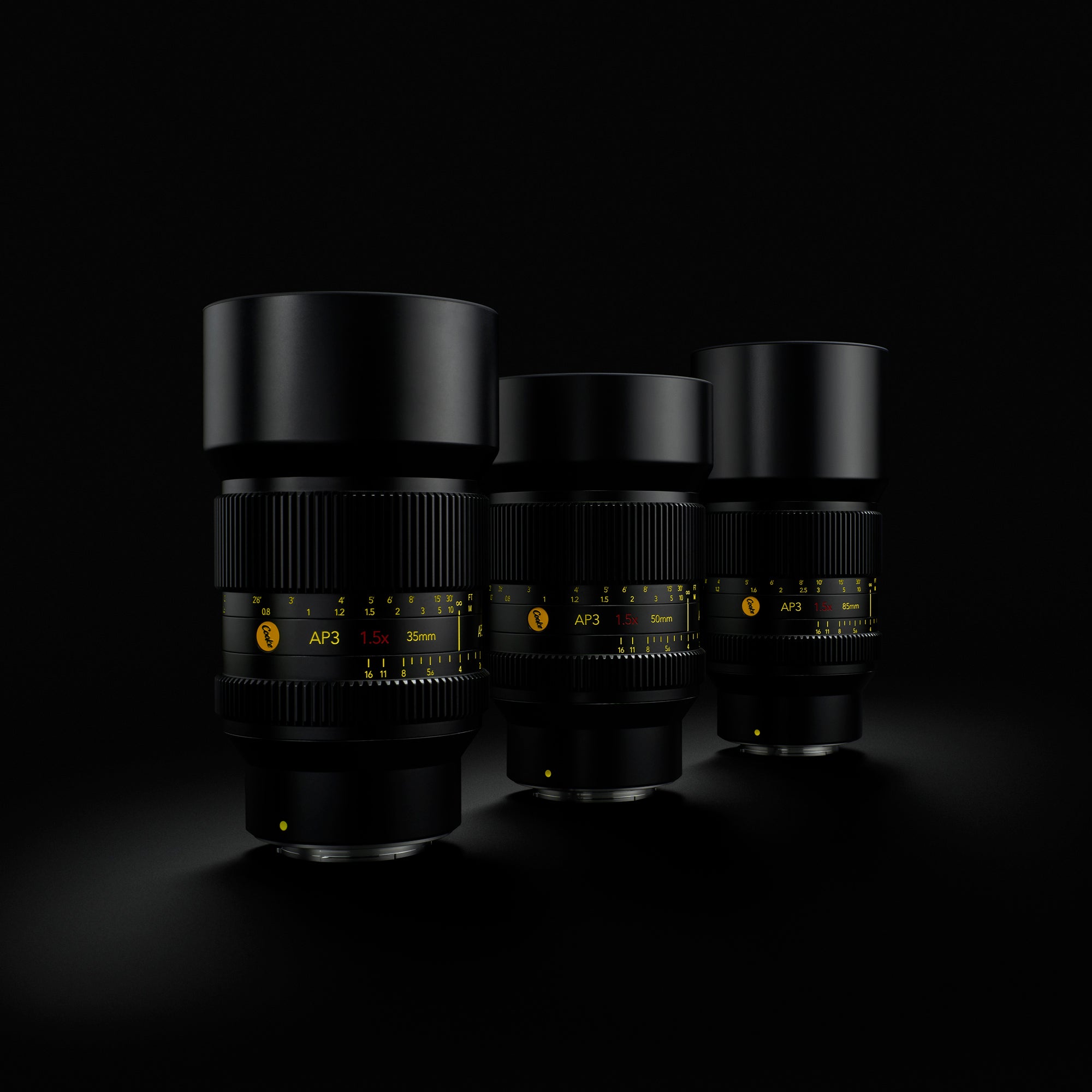 Комплект три обектива Cooke AP3