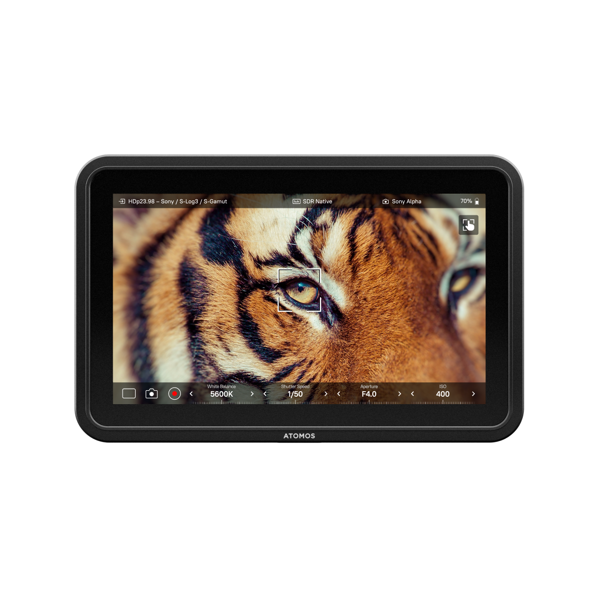 Монитор Shinobi 7 II HDR 4K 2800nit 7 инчов - с камера контрол