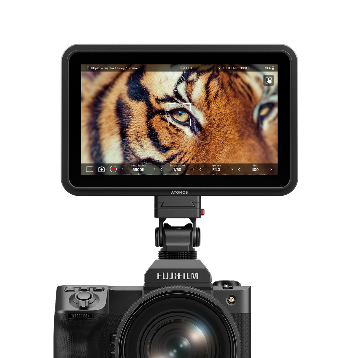 Монитор Shinobi 7 II HDR 4K 2800nit 7 инчов - с камера контрол