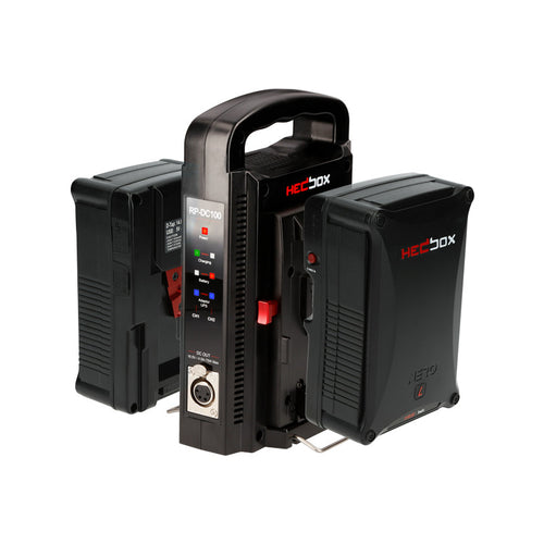 Hedbox Probank-2S kit of DC-100 chargers and 2pcs. Nero S - V-lock battery