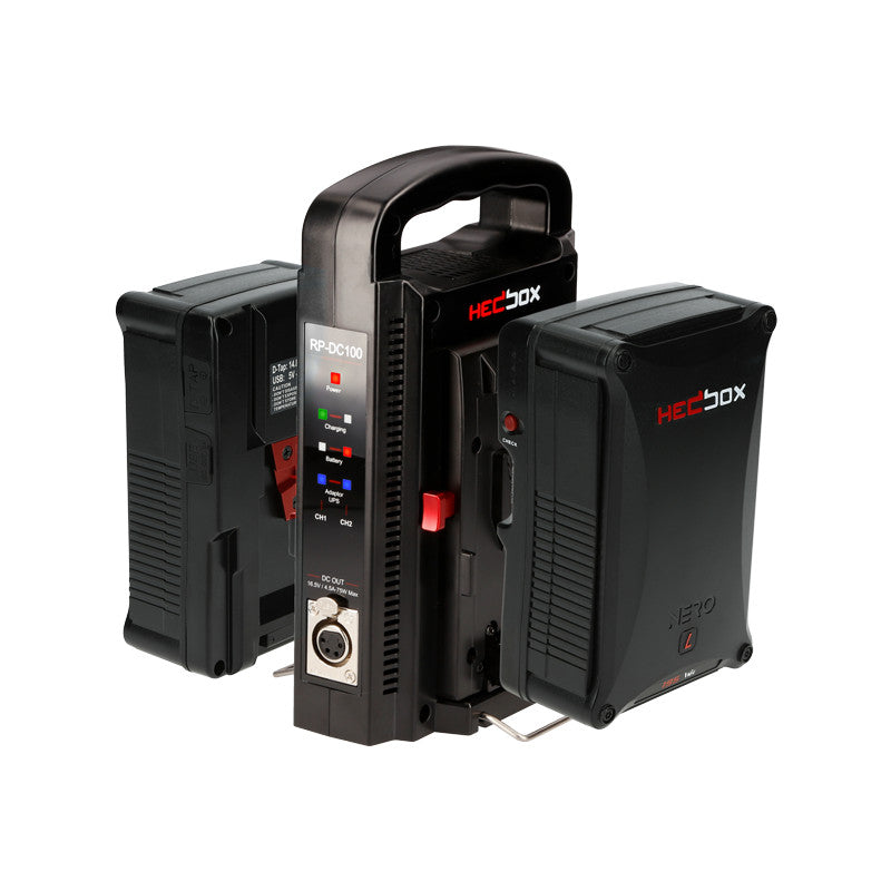 Hedbox Probank-2S - комплект зарядно и две V-Lock батерии Nero S 98Wh