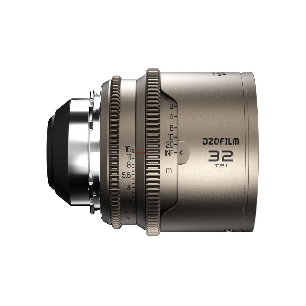 Хибриден Анаморфен Обектив DZOFILM Arcana 32mm T2.1 FF 1.5x (PL, Метрична скала)