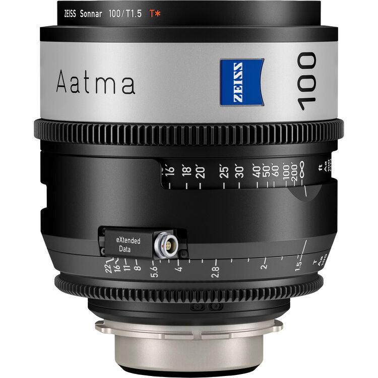 Кино обектив Zeiss Aatma 100mm T1.5 (PL, Метрична скала)