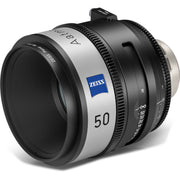 Кино обектив Zeiss Aatma 50mm T1.5 (PL, Метрична скала)