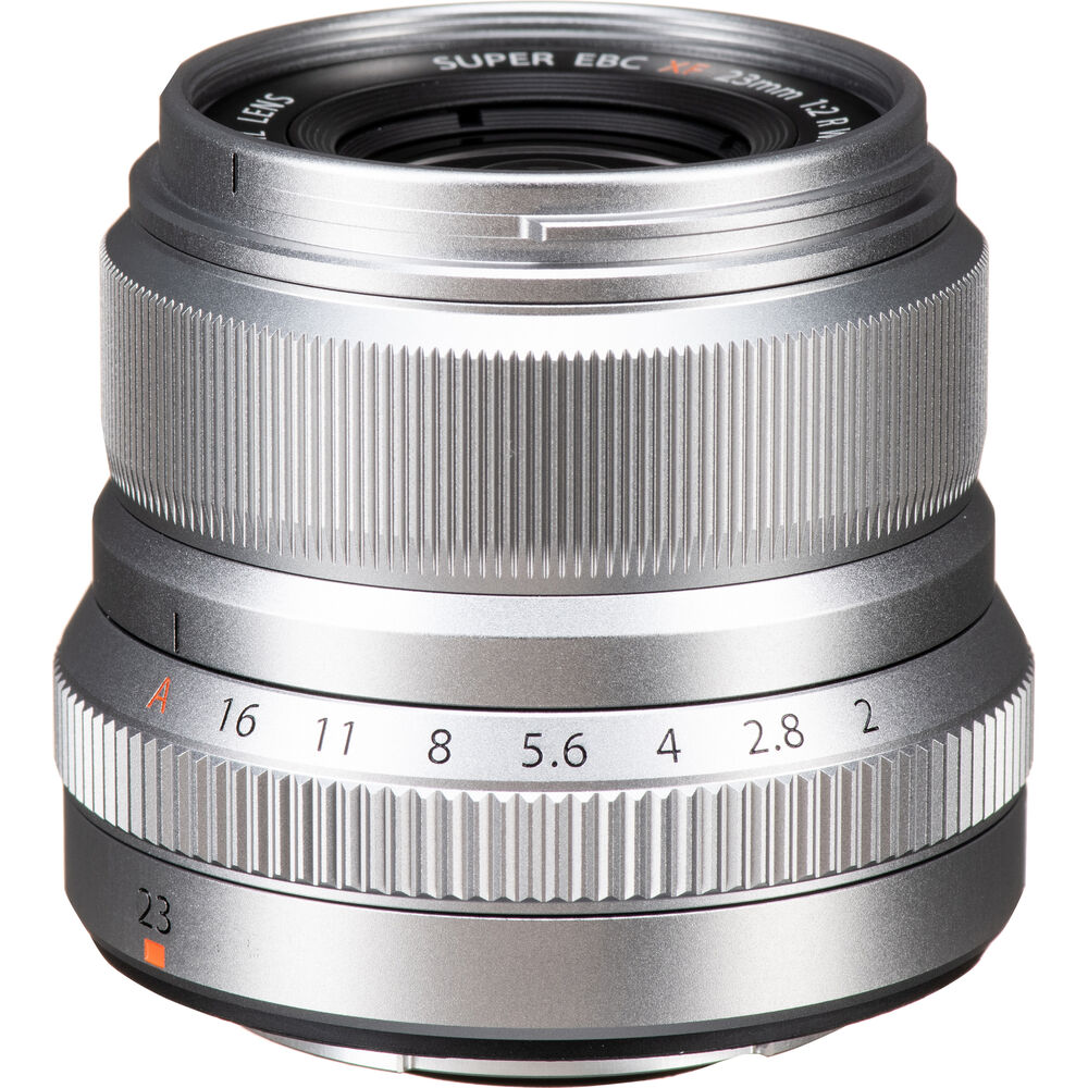 Обектив FUJIFILM XF 23mm f2 R WR (сребърен) за Fujifilm