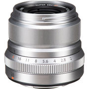 Обектив FUJIFILM XF 23mm f2 R WR (сребърен) за Fujifilm