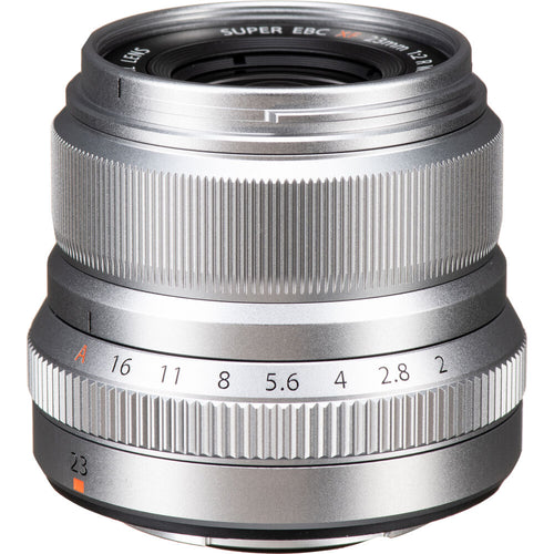 Обектив FUJIFILM XF 23mm f2 R WR (сребърен) за Fujifilm