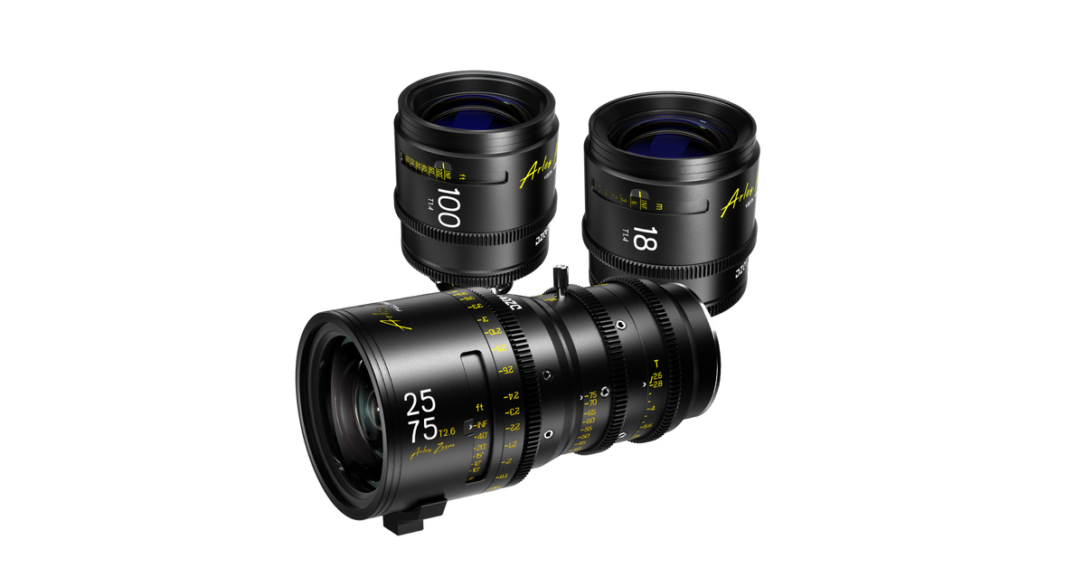 DZOFILM Arles Zoom 25-75mm & Arles Prime 18mm, 100mm (Creator Pro Kit, Metric)