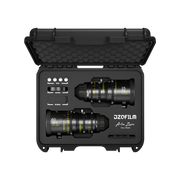 DZOFilm Комплект 2 обектива Arles Zoom 25-75/65-180mm (PL, Черен куфар, Метрична скала)