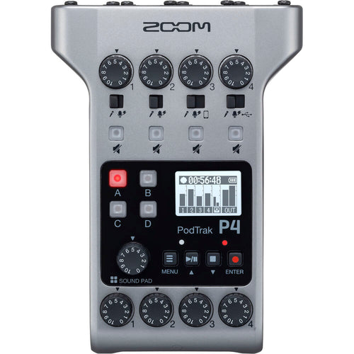 ZOOM PodTrak P4 - Podcast recorder