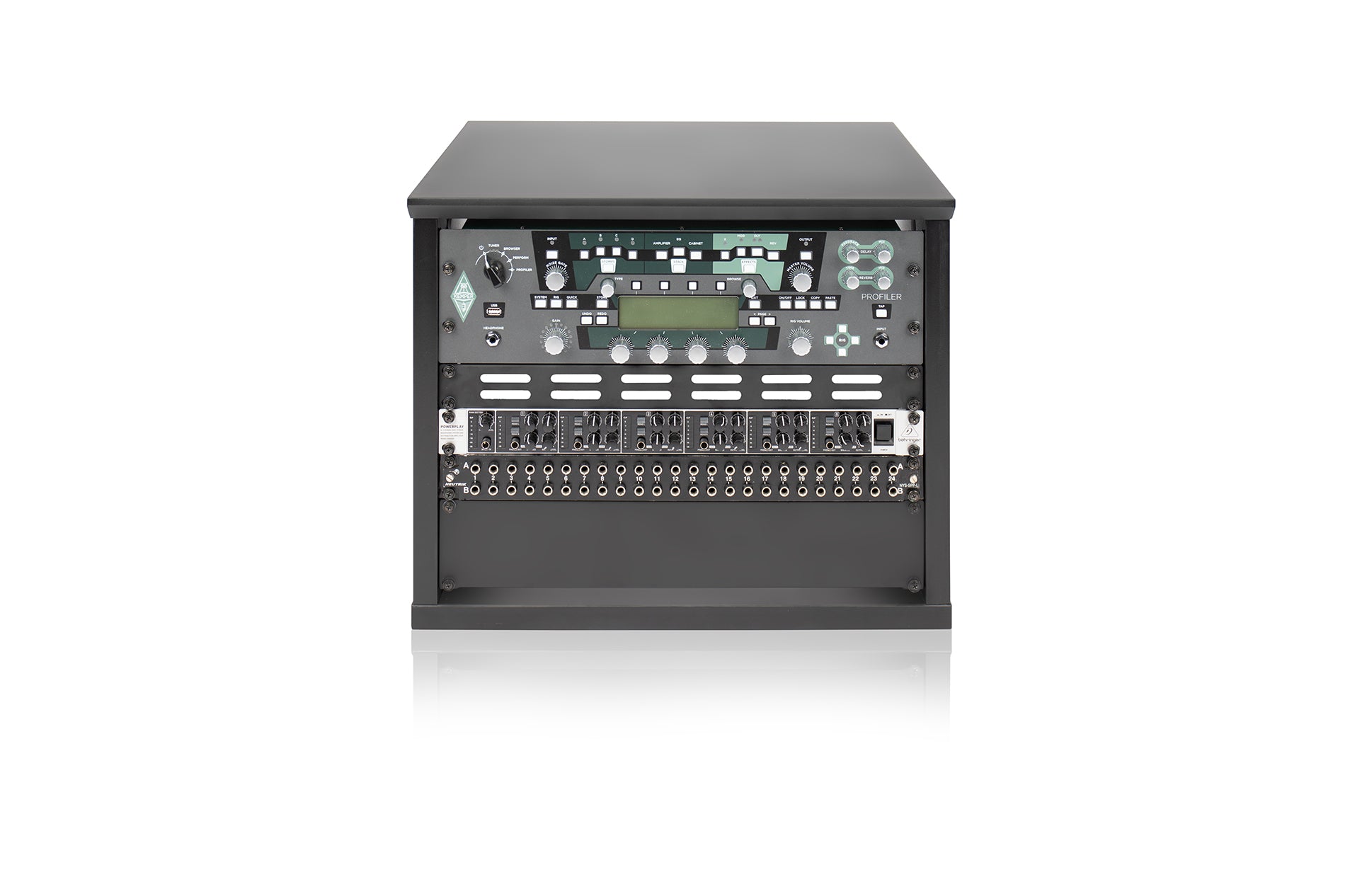 Рак шкаф Gator Elite Series Furniture Desktop 8U Studio Rack- черен