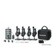 Интерком с 4 единични (1 мастър) слушалки Saramonic WiTalk9 WT4S Full-Duplex 1.9GHz DECT