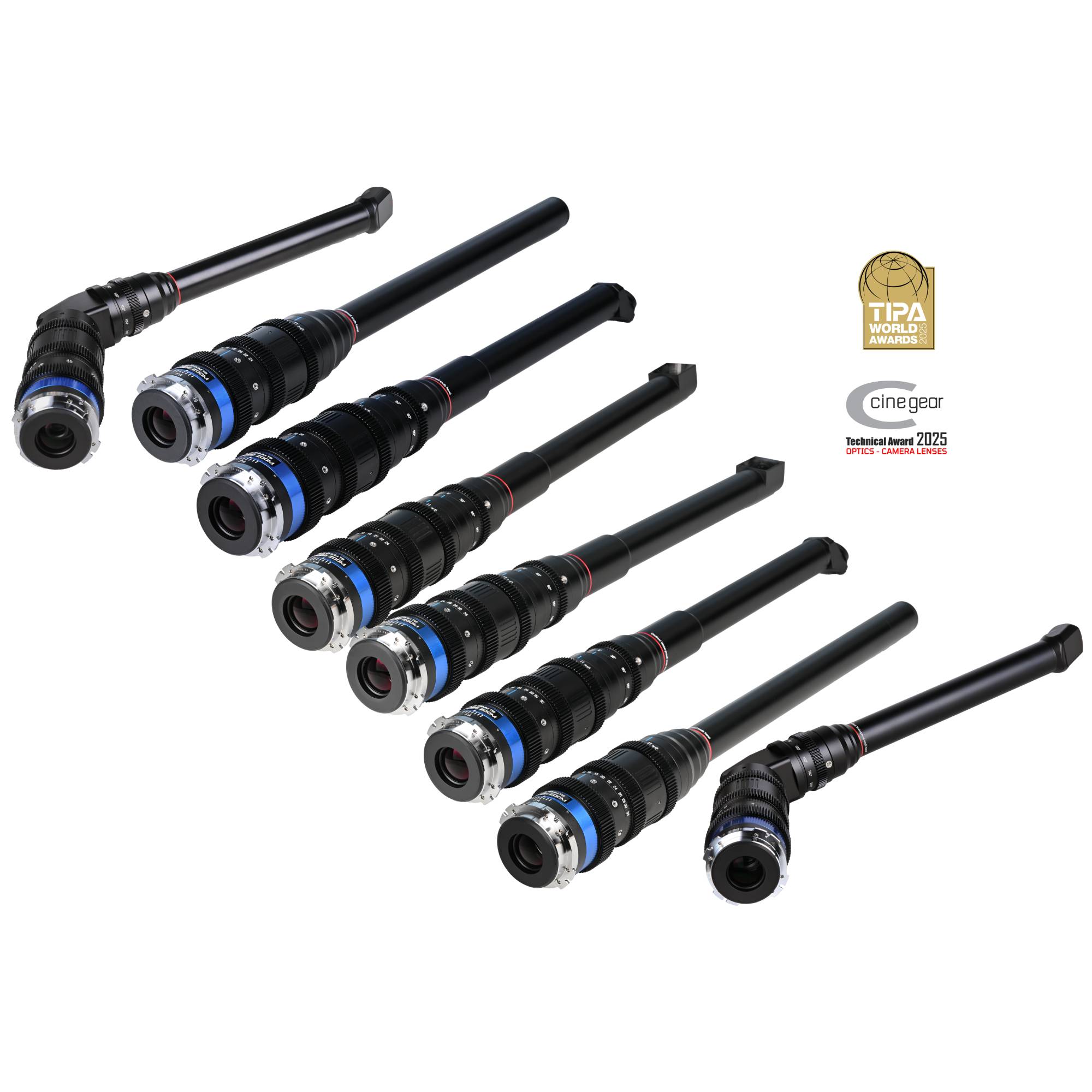 Осморен комплектLaowa Probe Zoom 8-lens Bundle (15–24mm T8, 15–35mm T12 + Direct, Periscope, 35° Degree, 90° Degree)