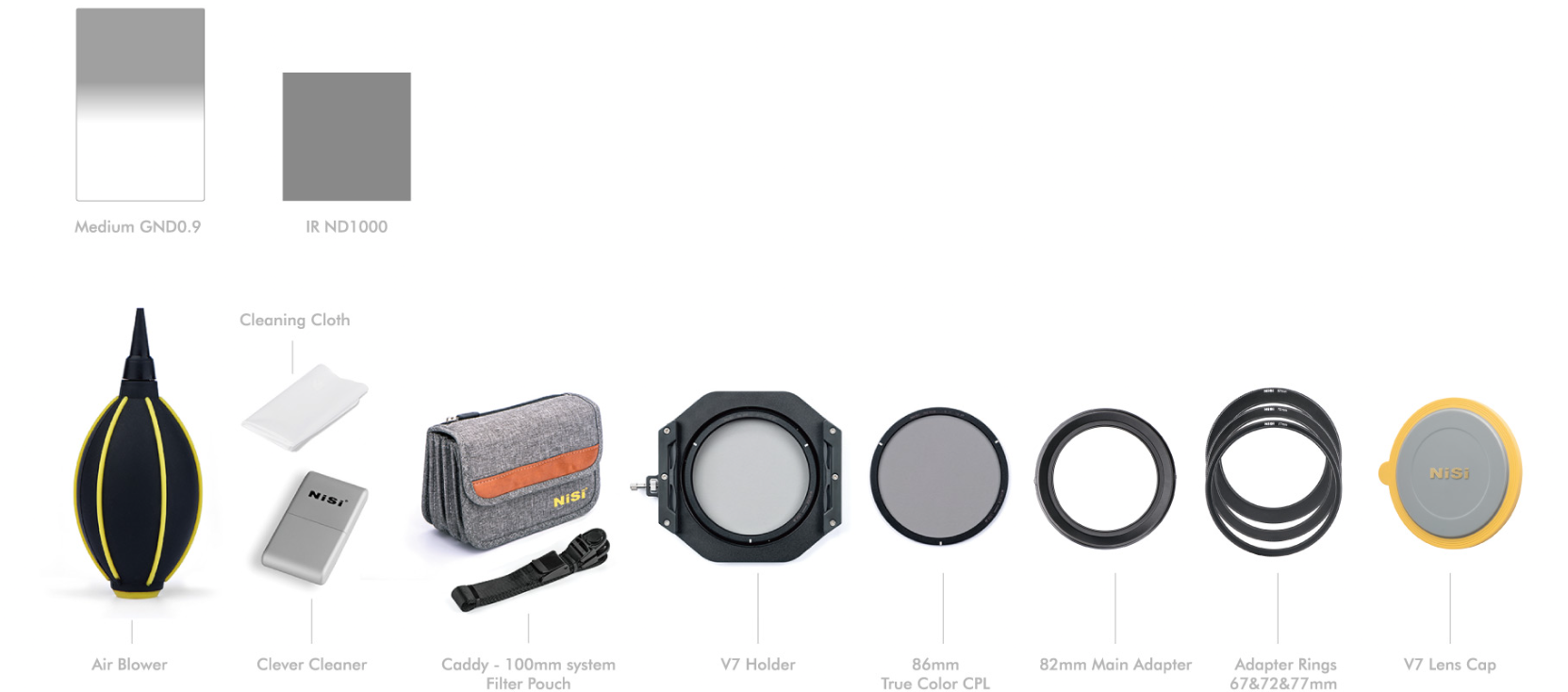 NiSi Square Filter Starter Kit 100mm System V7