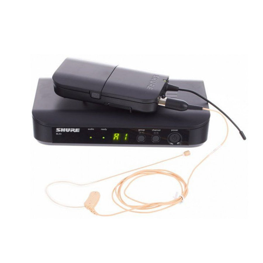 Безжична с-ма Shure BLX14E/MX53-K3E(606 - 630 MHz) - Приемник, предавател и хедсет