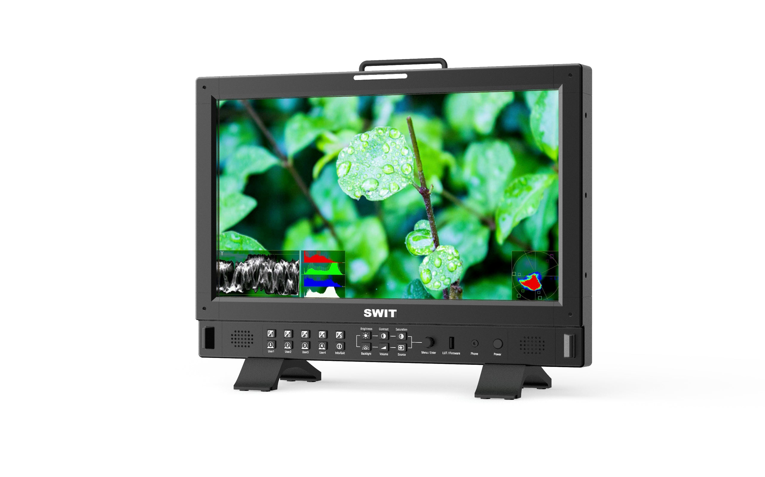 SWIT BM-U175 17inch 8K 4x12GSDI HDR Zero-Delay Reference UHD Monitor with Auto-Calibration