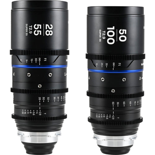 Laowa Nanomorph S35 Zoom 2-Lens Bundle  (28-55mm, 50-100mm) (Blue)