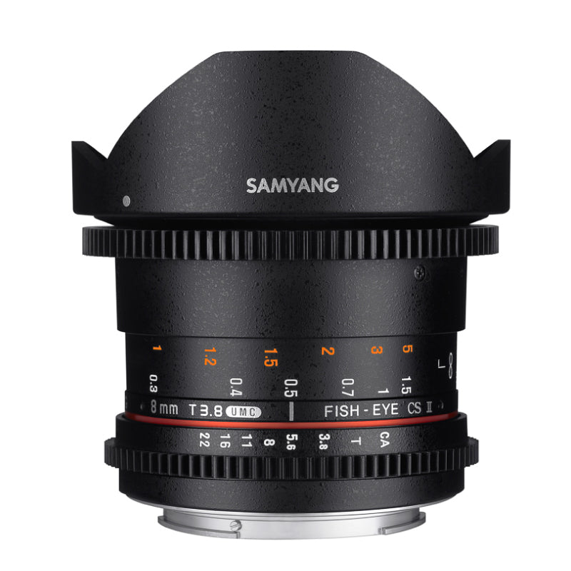 Samyang 8mm T3.8 VDSLR II UMC Fish-Eye CS for MFT